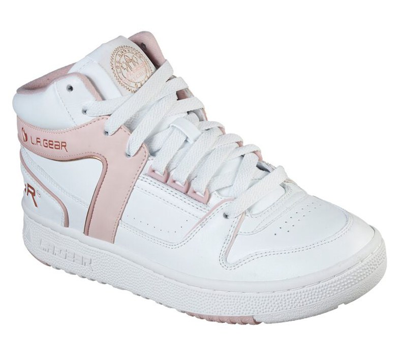 Skechers Dam Vita/Ljus Rosa Snörskor - L.A. Gear - Slammer - Sverige (UTXMV-3256)